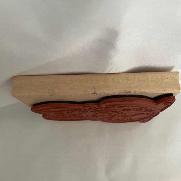 Limited Edition *1997* Vintage Easter Bunny Extra Large Wood Mounted Stamp, Bunn - Picture 4 of 4